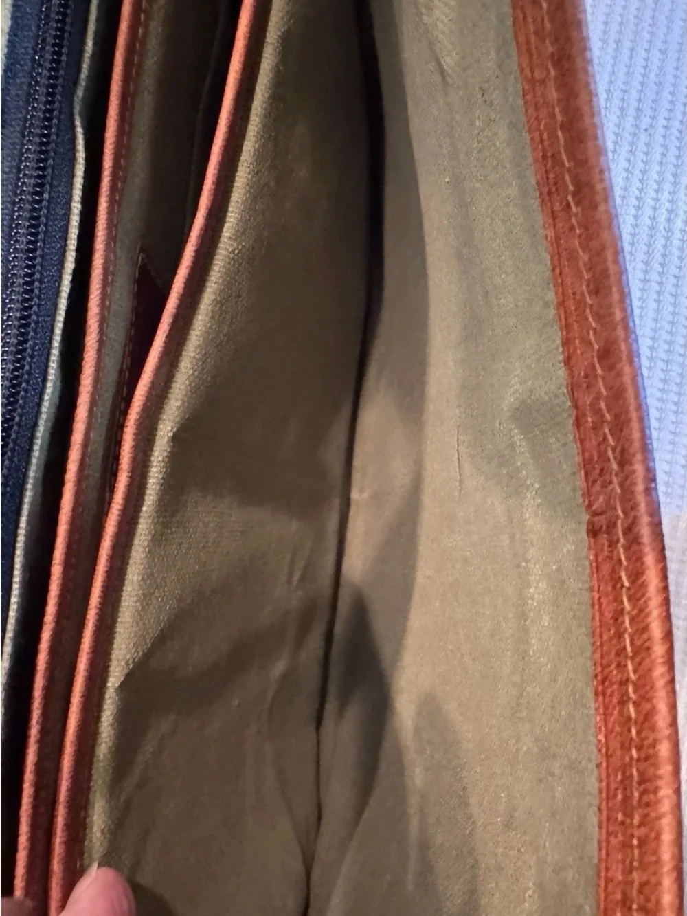 Carbon2Cobalt Leather Messenger Bag NWOT Laptop Briefcase Satchel Travel